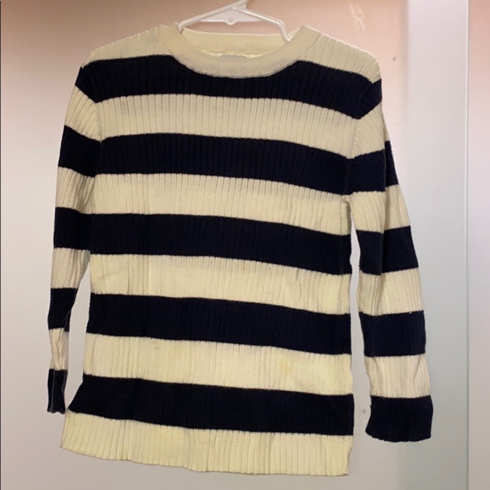 Blue and cream long sleeve Baby GAP sweater